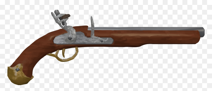 Gun Accessory,gun Barrel,shotgun - Flint Lock Gun Clip Art, HD Png Download - famas png