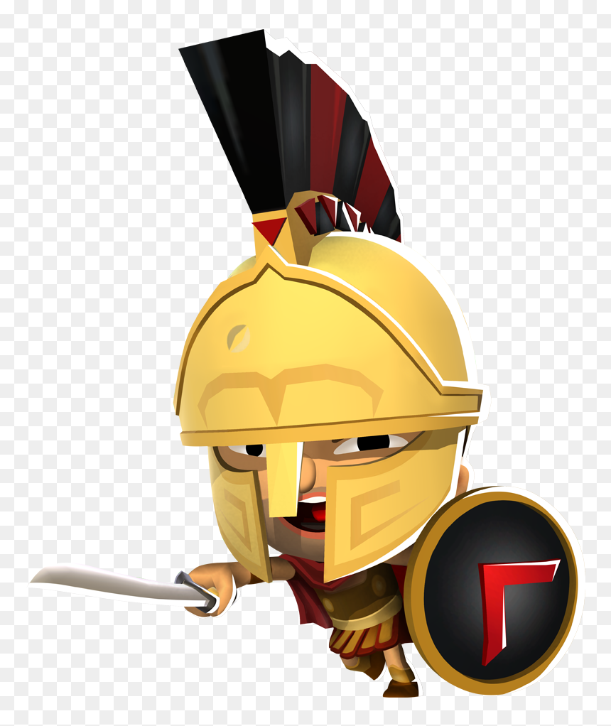 Clipart Free Stock Pelion The Warrior World Of Warriors - Warrior, HD Png Download - greek helmet png