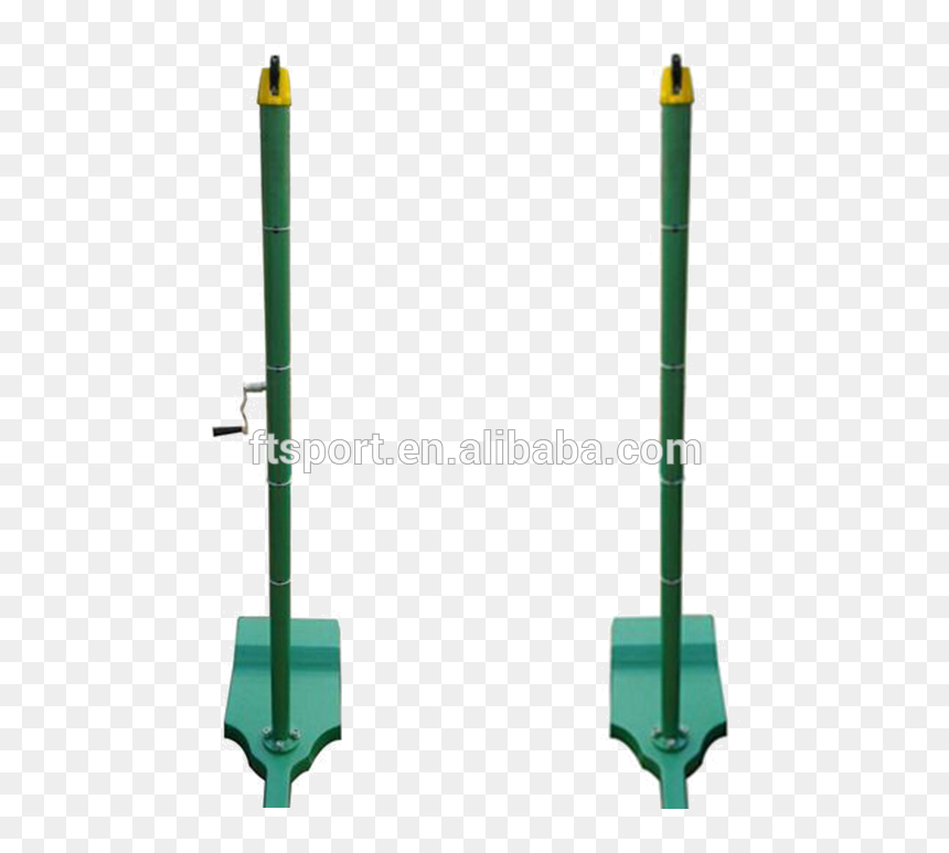Portable Tennis Aluminum Post/stand/net Support/pole - Shovel, HD Png Download - tennis net png