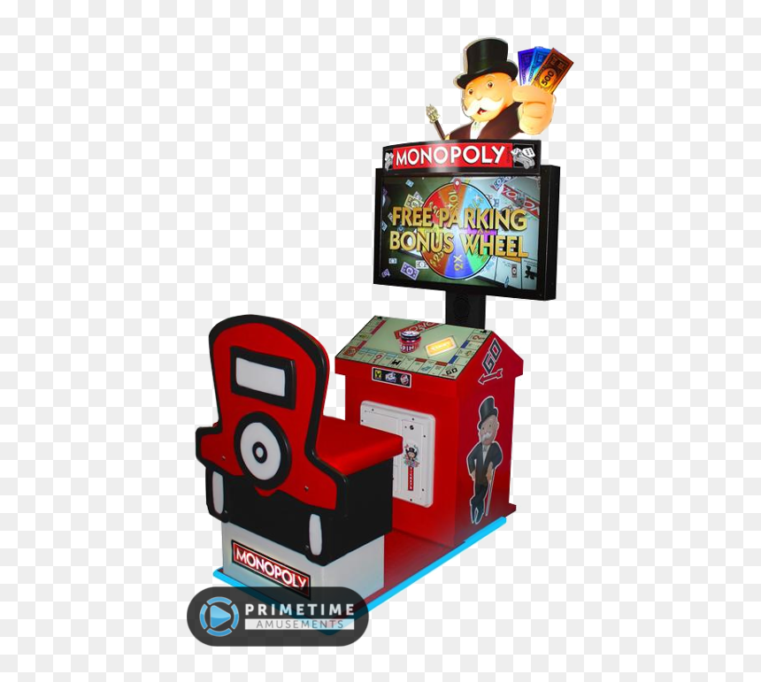 Monopoly Video Redemption Arcade Game By Raw Thrills - Monopoly Redemption Arcade Game, HD Png Download - monopoly house png