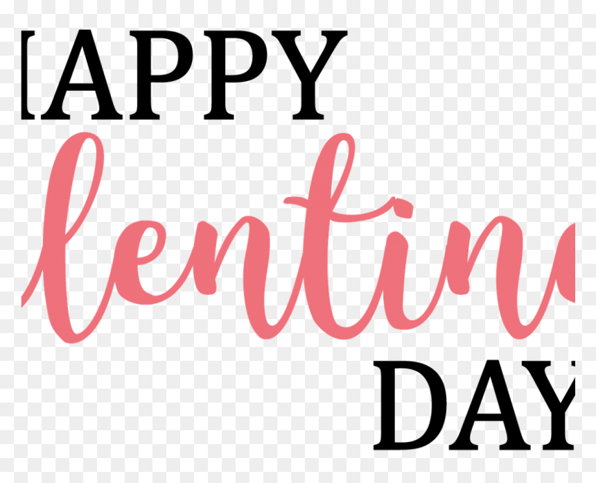 Calligraphy, HD Png Download - happy valentines day png