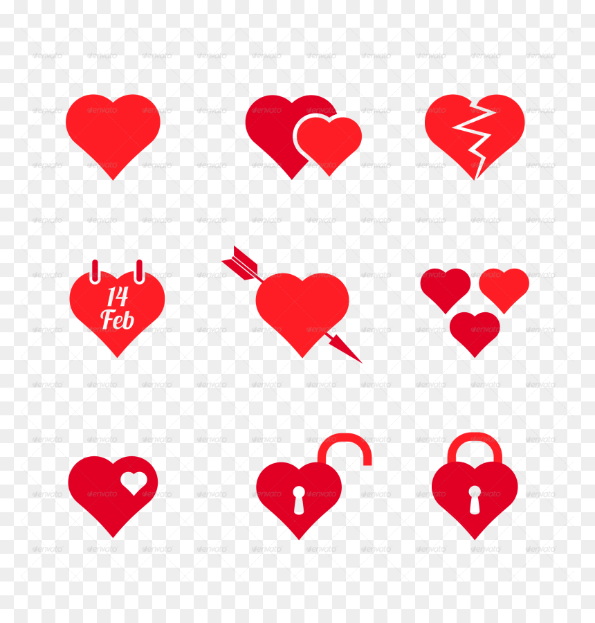 Heart, HD Png Download - happy valentines day png
