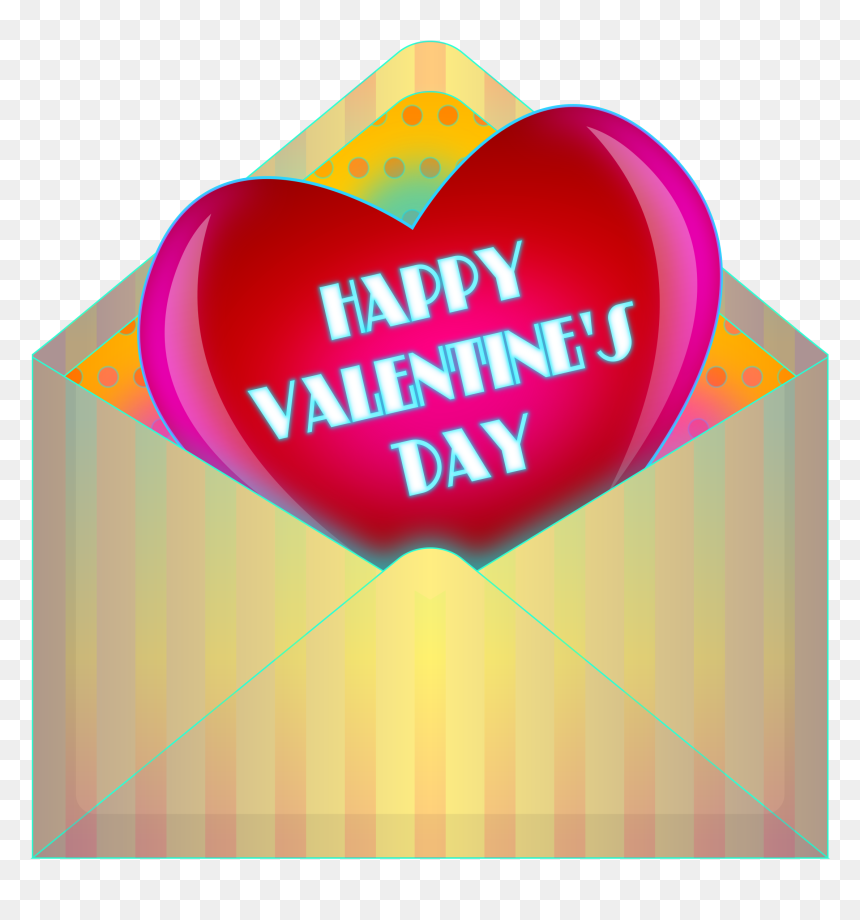 Clip Art For Valentine Card, HD Png Download - happy valentines day png