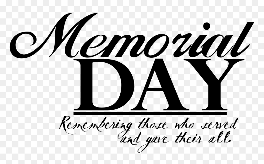 Calligraphy, HD Png Download - memorial day png