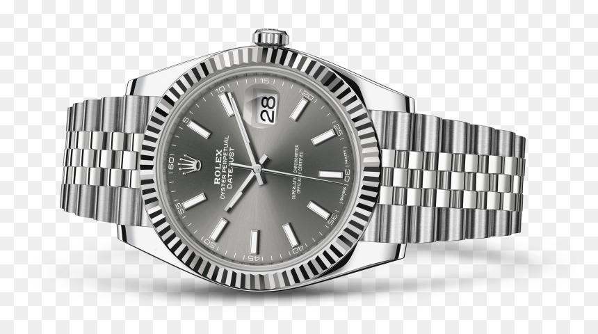 Rolex 41 Mm Replica Datejust, HD Png Download - rolex png
