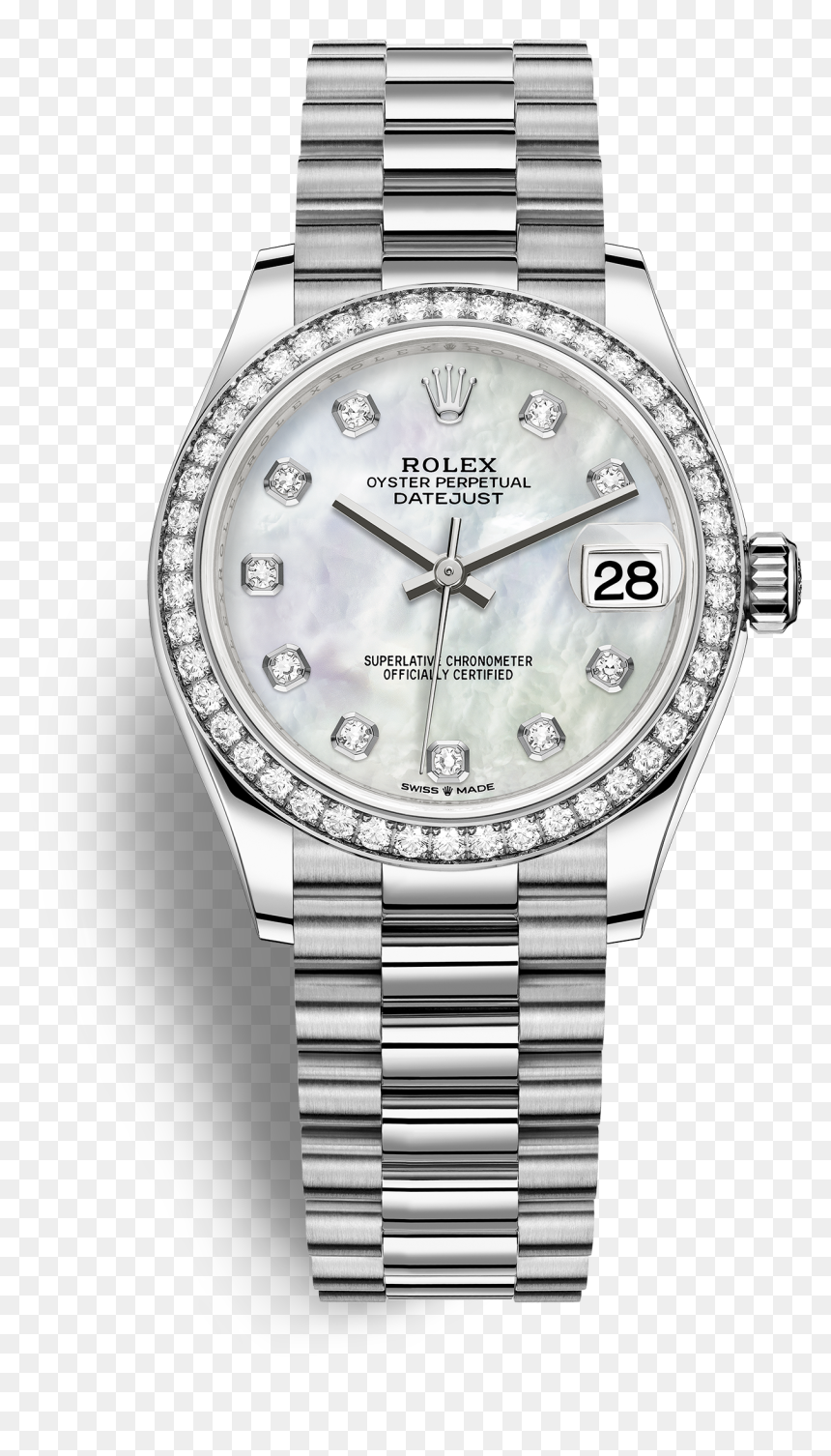Rolex Datejust 31 Rose Gold, HD Png Download - rolex png