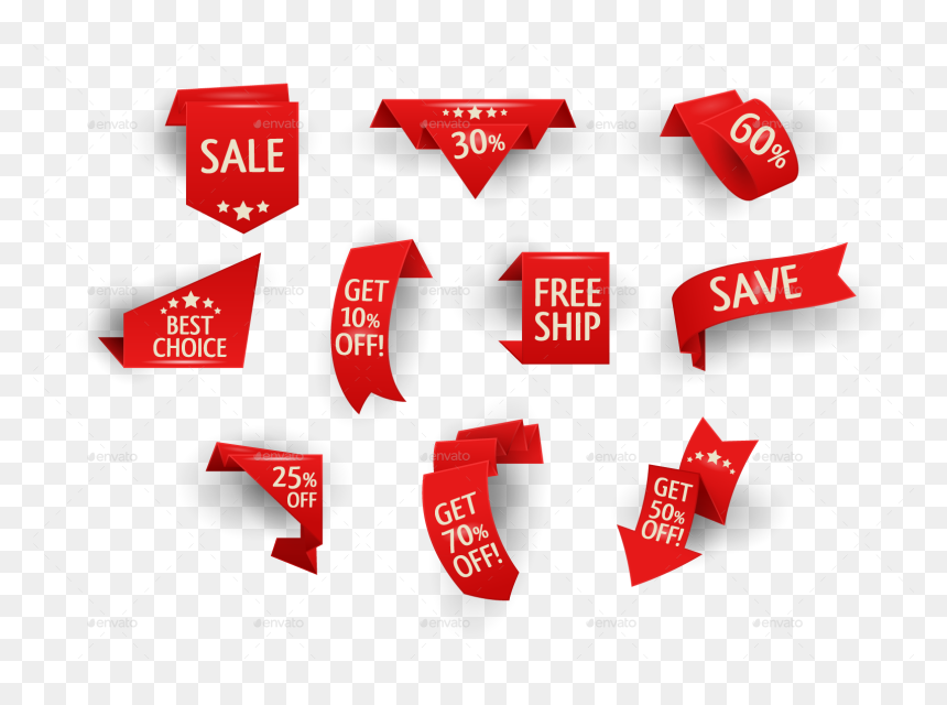 Big Sale Ribbon Png, Transparent Png - memorial day png