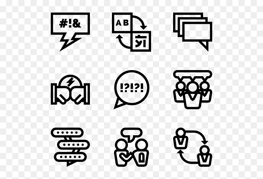 Home Appliances Icon Png, Transparent Png - people talking png