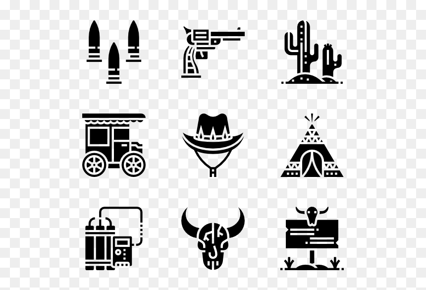 Emblem, HD Png Download - cowboy png