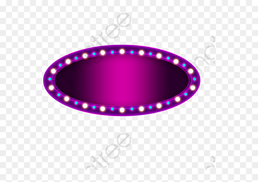 Frame Neon Em Png, Transparent Png - neon png