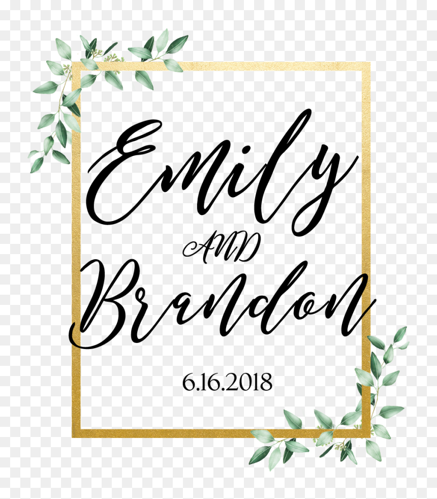 Calligraphy, HD Png Download - save the date png