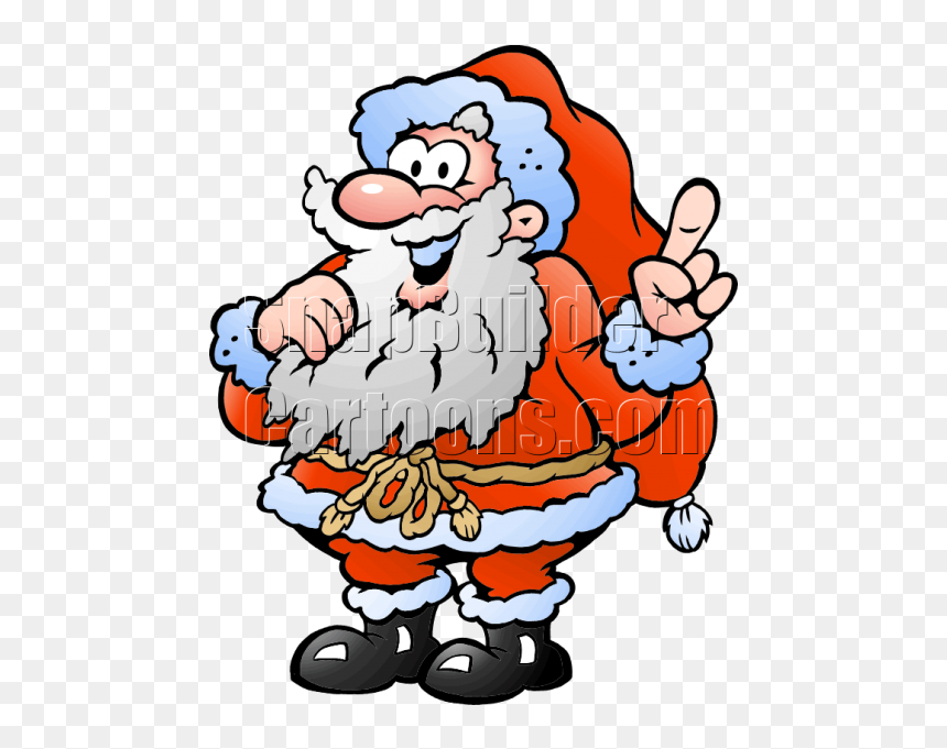 Santa Claus, HD Png Download - pointing finger png