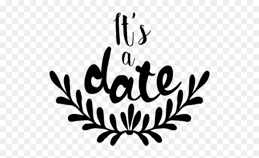 Calligraphy, HD Png Download - save the date png