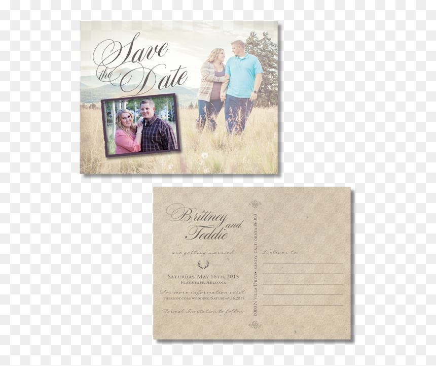 Picture Frame, HD Png Download - save the date png