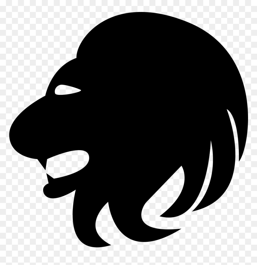Lion Head Icon Png, Transparent Png - lion head png