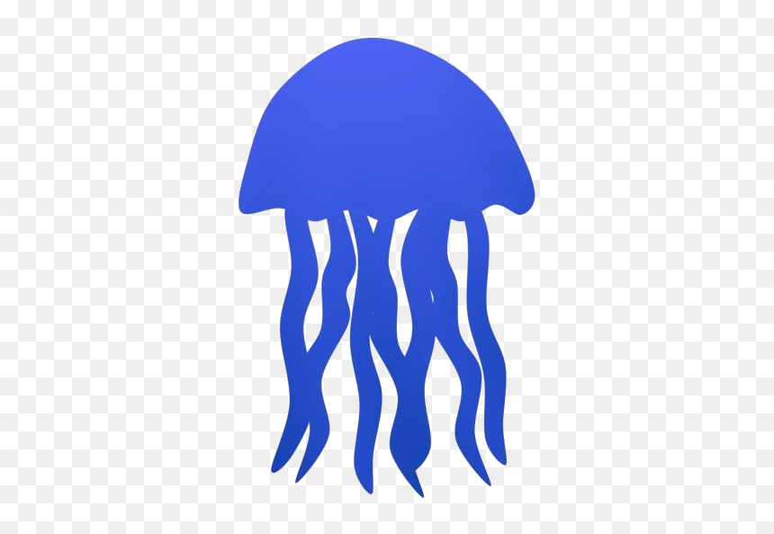 Cartoon Jellyfish No Background, HD Png Download - jellyfish png