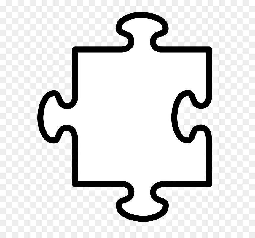 Clip Art Jigsaw Piece, HD Png Download - puzzle png