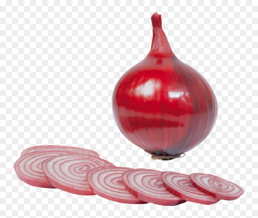 Slice Red Onion Png, Transparent Png - onion png