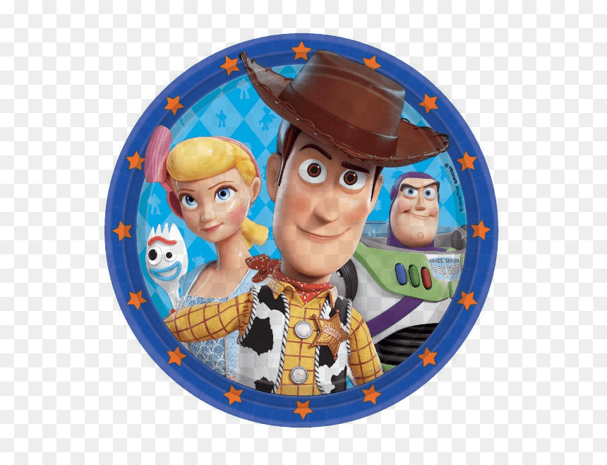 Toy Story 4 Party Plates, HD Png Download - toy story png