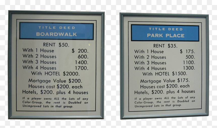 Commemorative Plaque, HD Png Download - monopoly house png