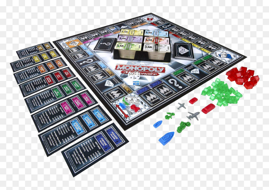 Monopoly Millionaire Board Game For Age 8 And Up, HD Png Download - monopoly house png