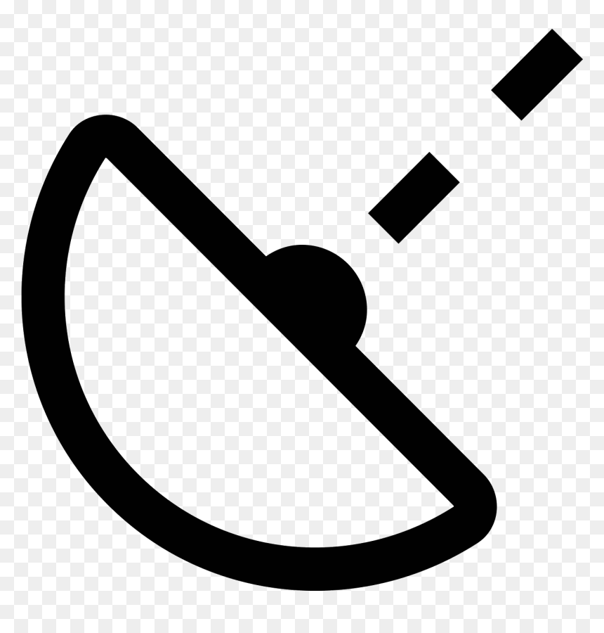 Satellite Dish Drawing - Symbol, HD Png Download - petri dish png