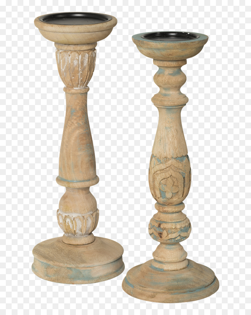 Transparent Candle Holder Png - Candle Holder Png Wood, Png Download - bird bath png