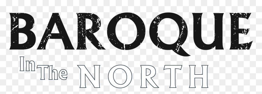 Baroque In The North Logo With Black And White Text - Circle, HD Png Download - baroque png