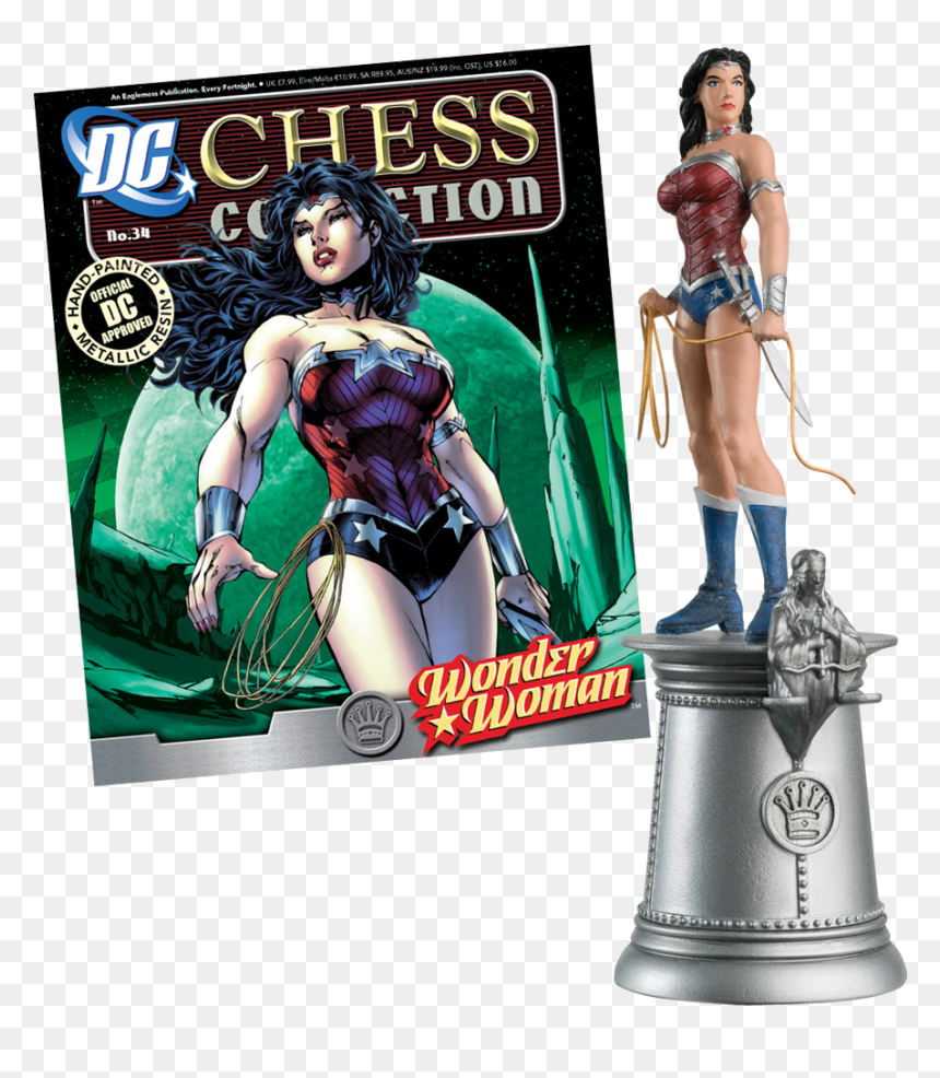 Dc Chess Collection - Dc Chess Collection Batman, HD Png Download - wonder woman new 52 png