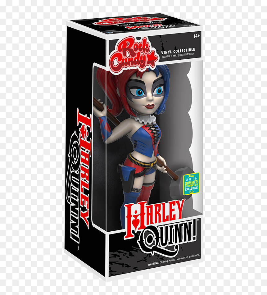 Funko Rock Candy Harley Quinn Pink, HD Png Download - wonder woman new 52 png