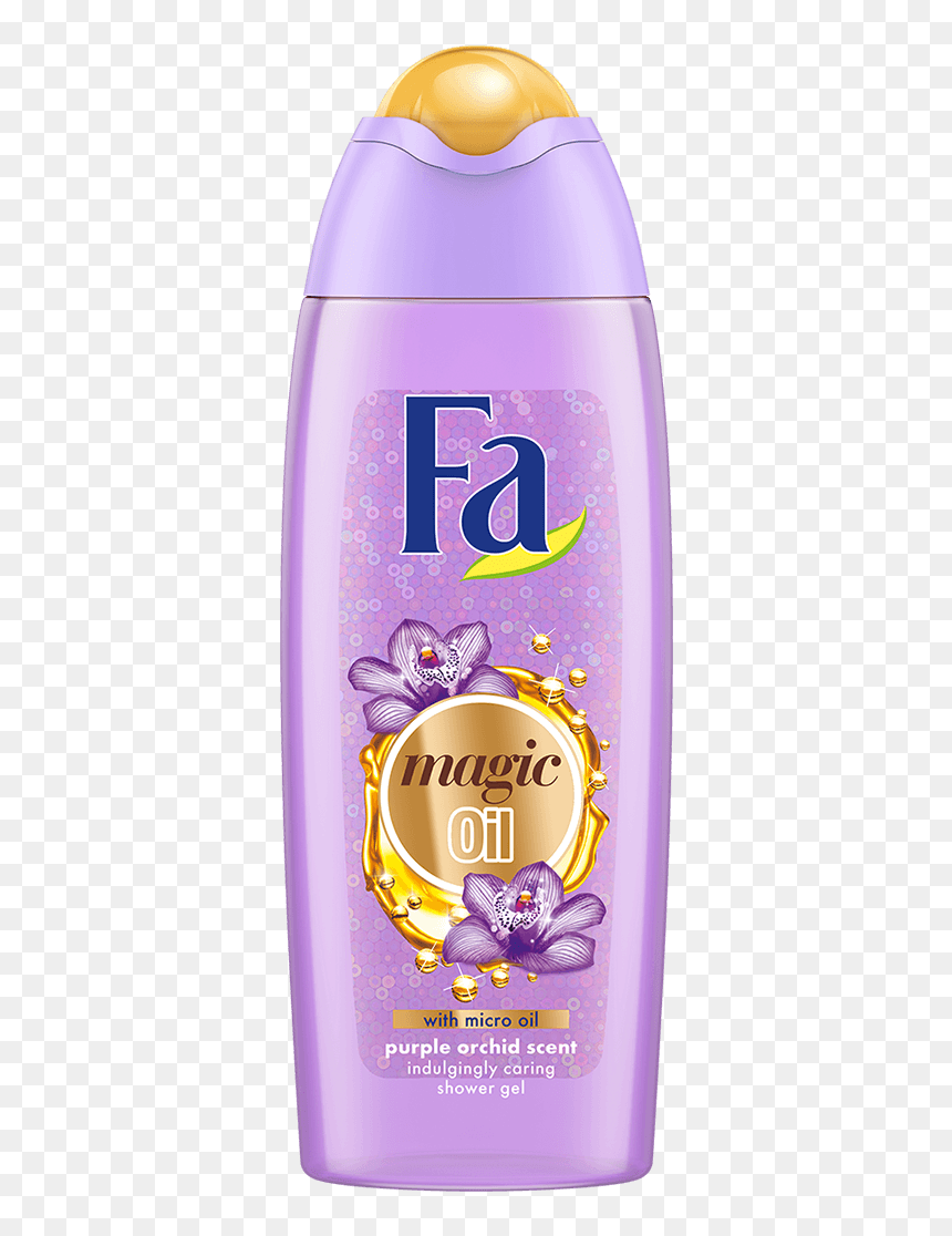 Fa Com Shower Gel Magic Oil Purple Orchid - Fa Magic Oil Purple Orchid, HD Png Download - purple orchid png
