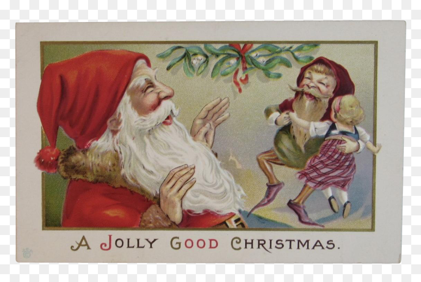 Christmas Postcards, HD Png Download - santa elf png