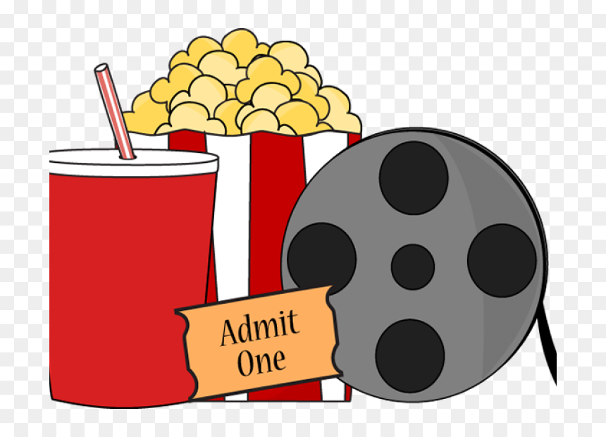 Movie Clip Art, HD Png Download - snacks clipart png