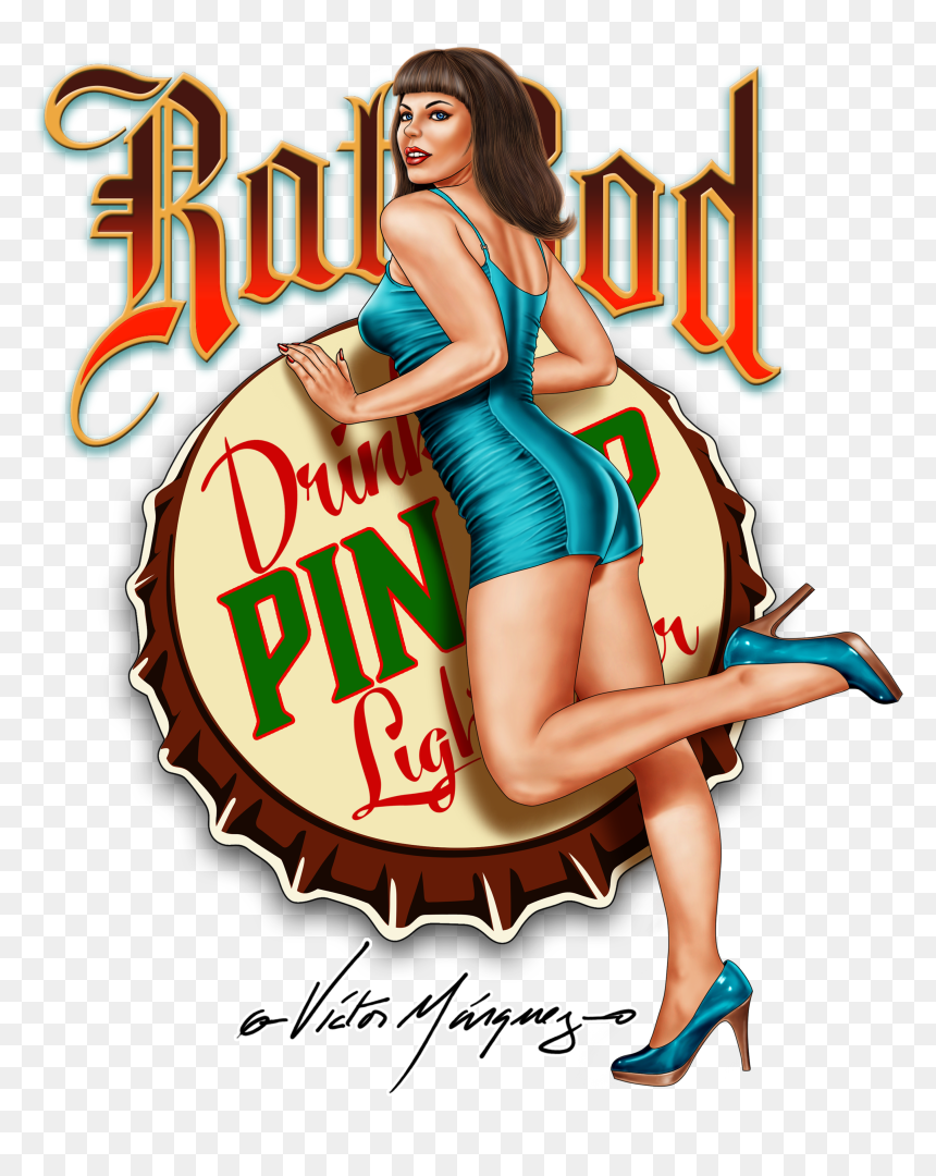 Transparent Pinup Girl Png - Illustration, Png Download - pin up silhouette png
