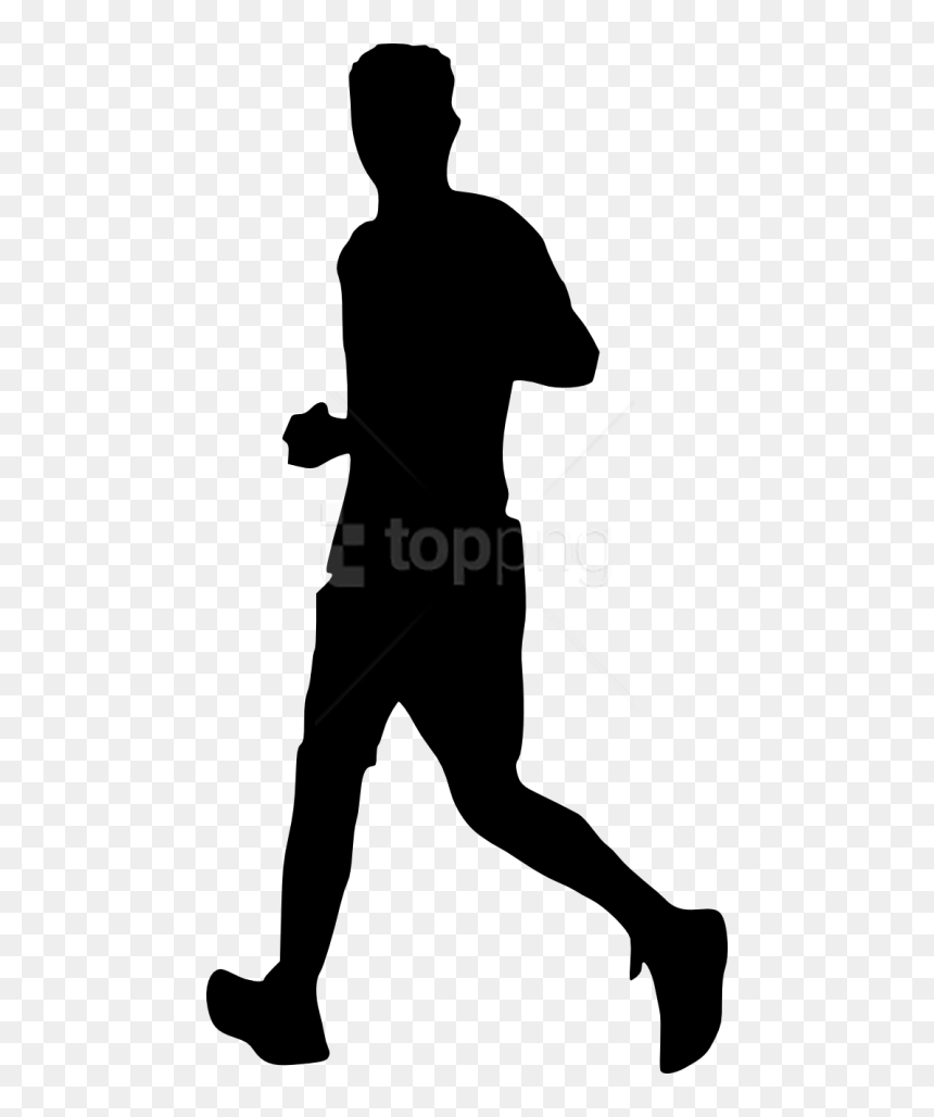 Transparent Silhouette Man Png - Silhouette Man Running Png, Png Download - men silhouette png