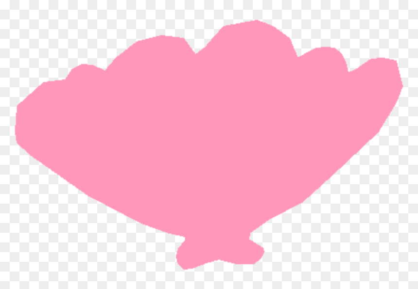 Pink,heart,love, HD Png Download - seashell silhouette png