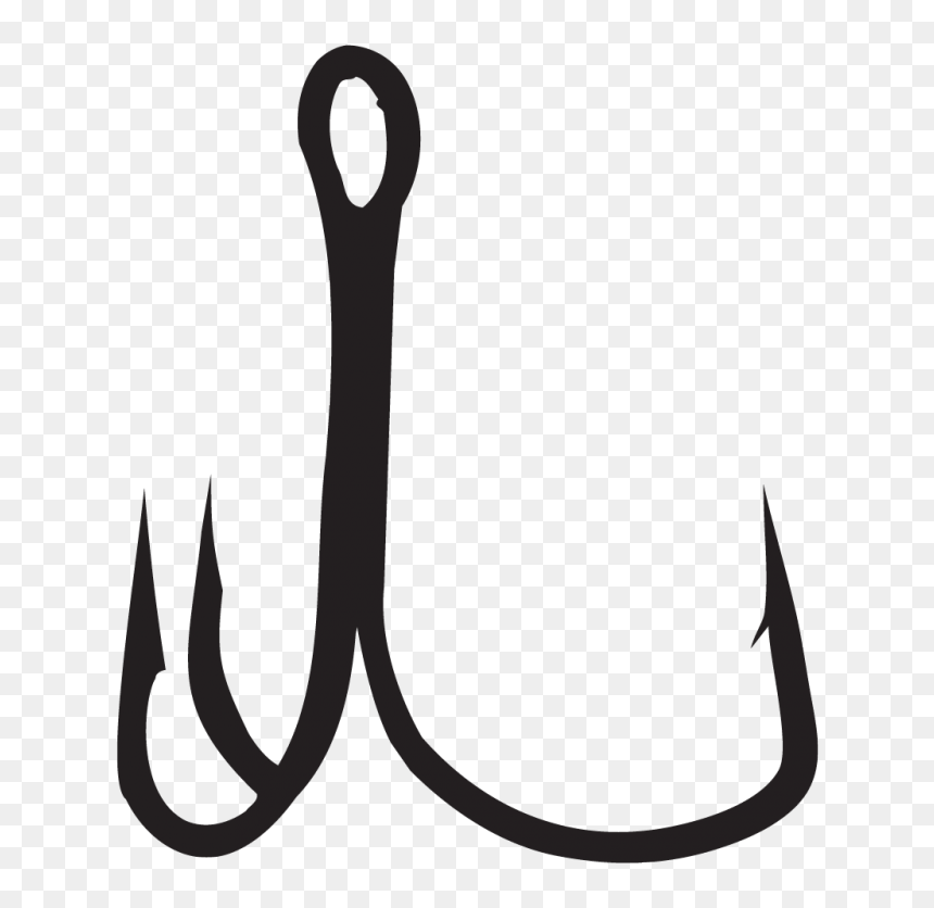 Fish Hook, HD Png Download - fisherman silhouette png