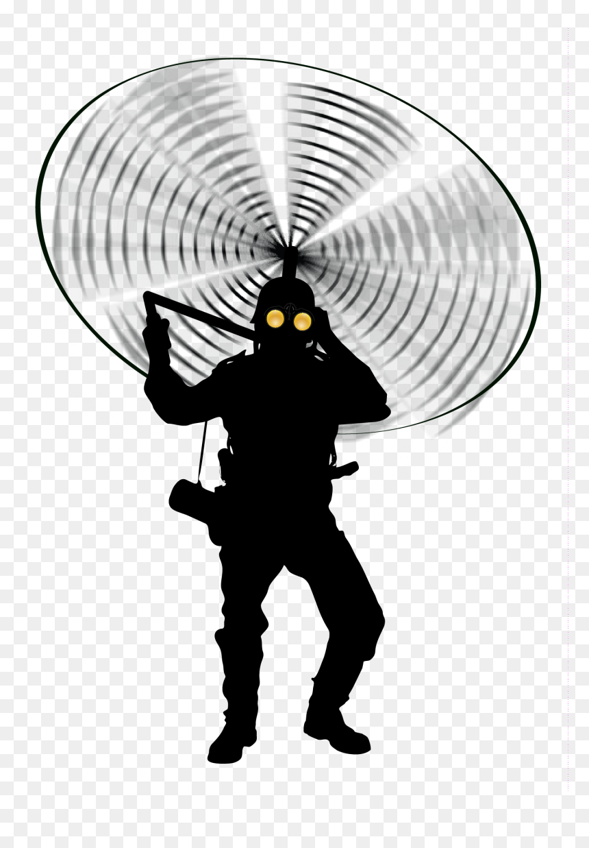 Army Png Helicopter Clipart , Png Download - Helicopter Guy, Transparent Png - army silhouette png