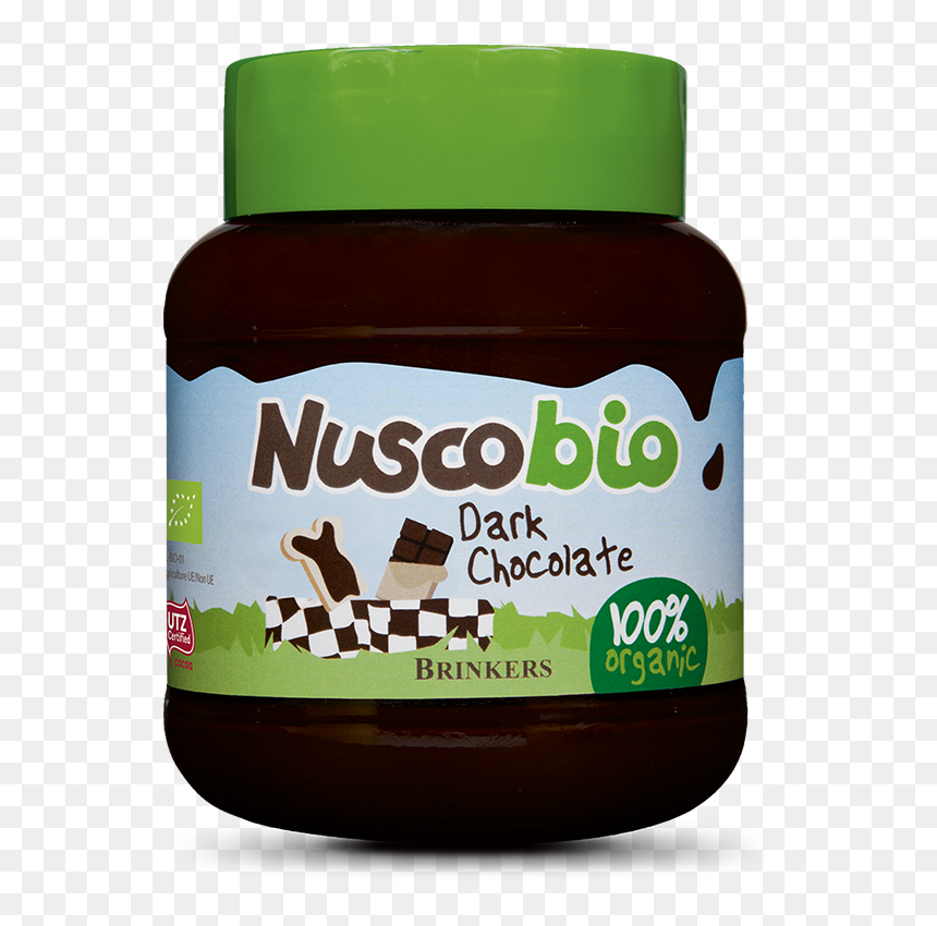 Nuscobio Organic Dark Chocolate Spread 400g, HD Png Download - dark chocolate png