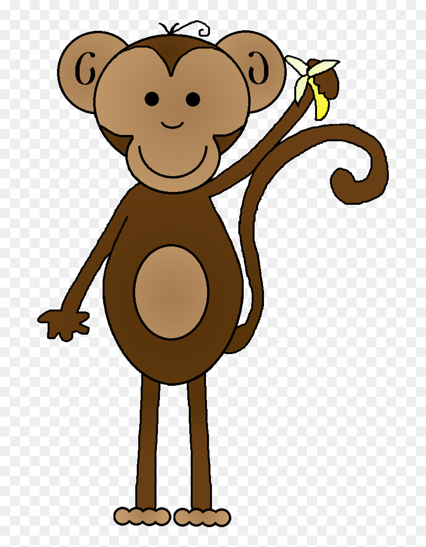 None - Brown Monkey Clipart, HD Png Download - volleyball silhouette png
