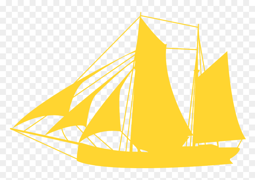 Sail, HD Png Download - boat silhouette png