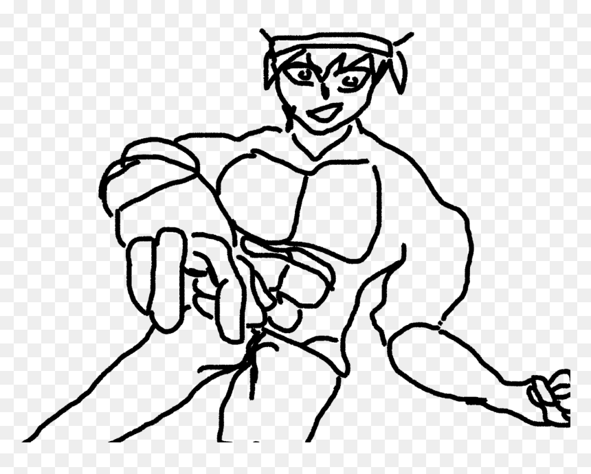 First Work On Medibang - Line Art, HD Png Download - frodo png