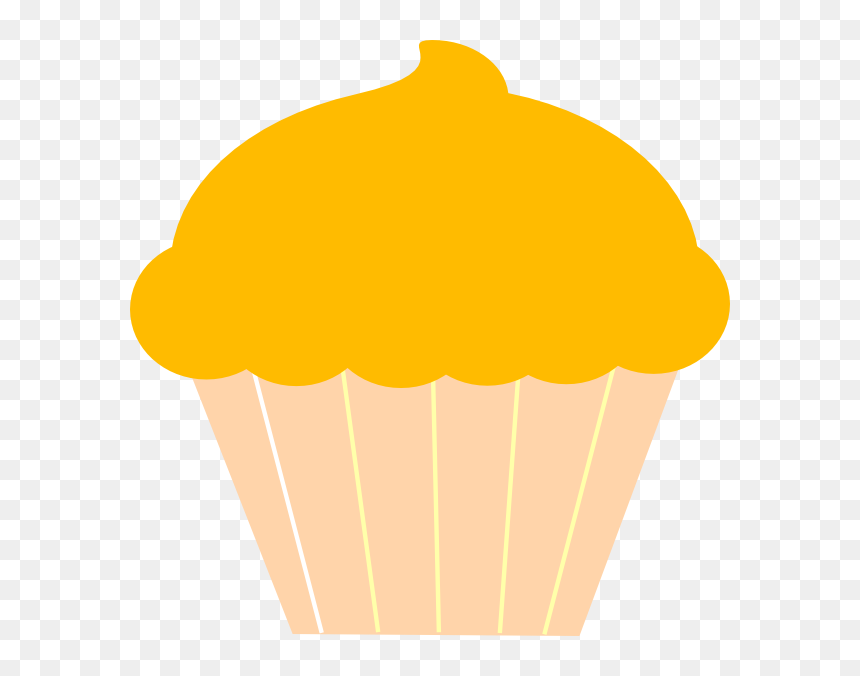 Cupcake Clip Art - Yellow Clipart Cupcakes Transparent Background, HD Png Download - baking clipart png