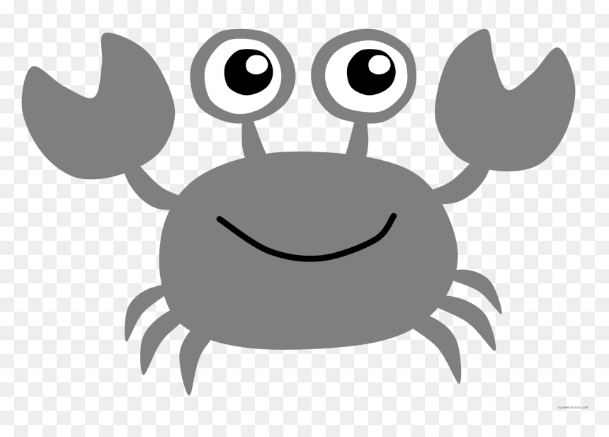 Horseshoe Crab Drawing Clip Art - Crab Clipart Transparent Background, HD Png Download - crab silhouette png
