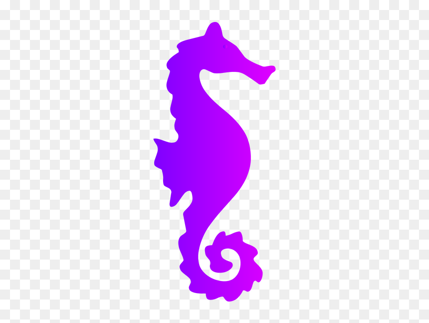 Logo - Seahorse, HD Png Download - seahorse silhouette png