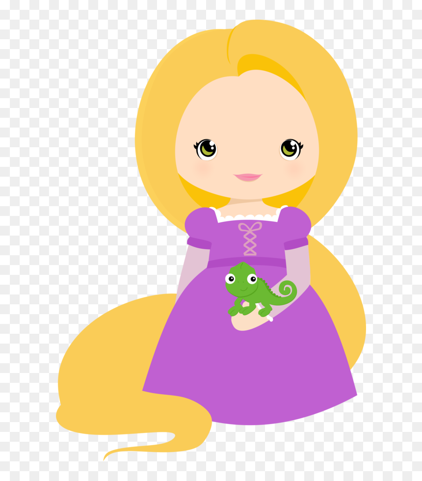 Rapunzel Clipart, HD Png Download - little mermaid baby png