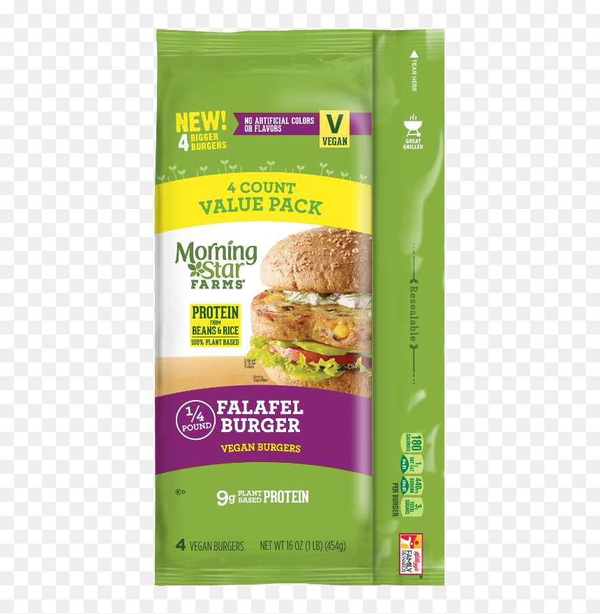 Veggie Burger Gfs, HD Png Download - falafel png