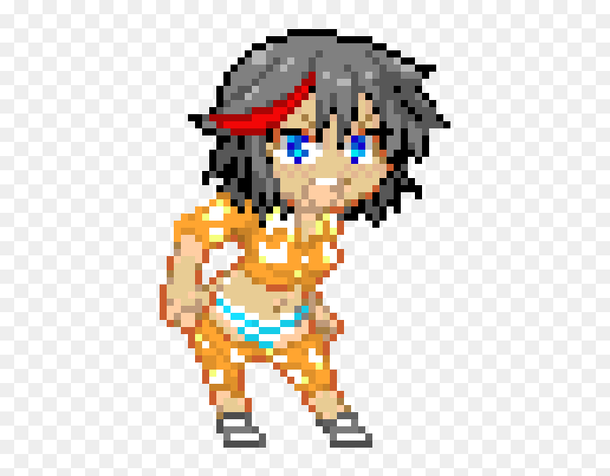 Perler Bead Kill La Kill, HD Png Download - ryuko png