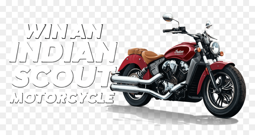 Win An Indian Scout Motorcycle - Cruiser, HD Png Download - indian chief png