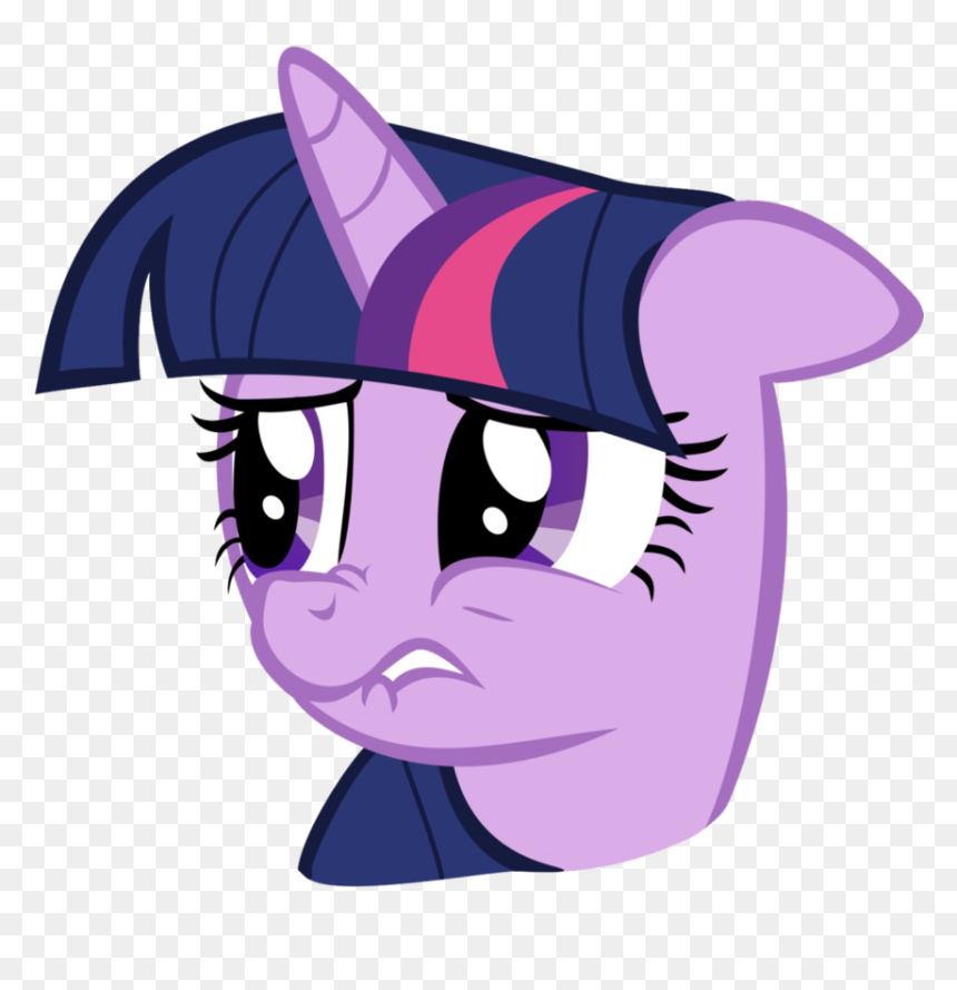 Twilight Sparkle Mlp Faces, HD Png Download - stupid face png